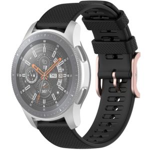 Voor Samsung Galaxy Watch3 45mm / Galaxy Watch 46mm 22mm Dot Texture polsband (Lichtroze)