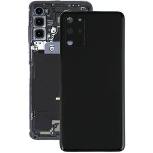 Batterij achterkant met camera lens cover voor Samsung Galaxy S20 +(zwart)