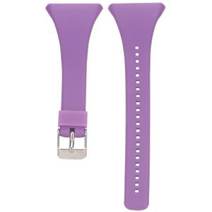 Voor POLAR FT4 & FT7 Siliconen satch strap(Paars)