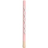 LOVE MEI Voor Apple Pencil 1 Stripe Design Stylus Pen Siliconen Beschermhoes (Roze)