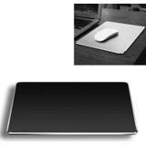 Aluminium legering Dubbelzijdige Non-slip Mat Desk Muismat  Grootte : M (Zwart)