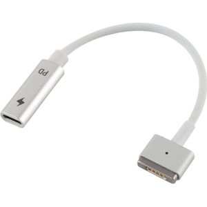 5-pins MagSafe 2 (T-vormig) naar USB-C/type-C PD-laad adapter