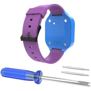 Voor Huawei Honor K2 Kinder Smart Watch Siliconen band (Paars)
