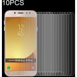 10 stuks voor Galaxy J7 (2017) (EU versie) 0 26 mm 9H oppervlaktehardheid 2.5D Explosieveilig niet-volledig scherm getemperd glas scherm Film