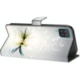 Voor Samsung Galaxy S23 Crystal 3D schokbestendig beschermend lederen telefoonhoesje (Light Lotus)