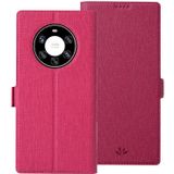 Voor Huawei Mate 40 Pro + ViLi K-serie schokbestendige TPU + PU lederen magnetische gesp horizontale flip case met kaartsleuven en portemonnee / houder (rose rood)