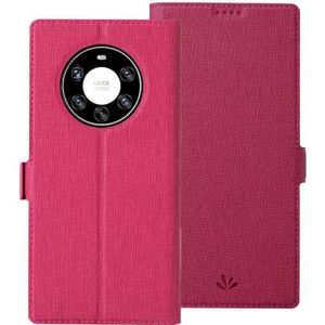 Voor Huawei Mate 40 Pro + ViLi K-serie schokbestendige TPU + PU lederen magnetische gesp horizontale flip case met kaartsleuven en portemonnee / houder (rose rood)