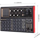 PULUZ PHANTOM POWER OTG LUIMTE LIVE SOUND CARD RECORDING SOUND MIXER  ENGELSE VERSIE