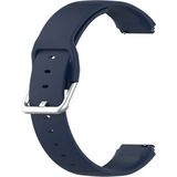 Voor Xiaomi Haylou Solar LS02 / LS01 Siliconen Band A  Grootte: 19mm (Navy Blue)