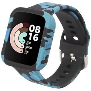 Voor Xiaomi Redmi Watch Camouflage Silicone Watch Band