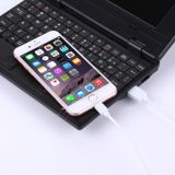 2 PCS HAWEEL 1m hoge snelheid 8-pin USB Sync en opladen kabelkit  voor iPhone X / iPhone 8 & 8 Plus / iPhone 7 & 7 Plus / iPhone 6 & 6s & 6 & 6s Plus / iPad(White)