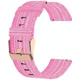 Voor Garmin Vivoactive 3 nylon band (roze)