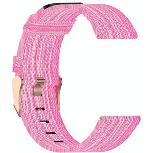 Voor Garmin Vivoactive 3 nylon band (roze)