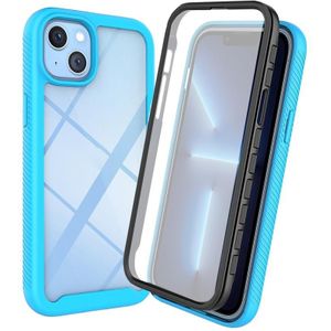 STARRY Sky Full Body Hybrid Shockproof Phone Case voor iPhone 14 Max (Sky Blue)