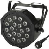 LED-B11 kunststof PAR licht DMX512 fase licht  10W 18 LED RGB Light  Master / Slave controle / Auto Run modus