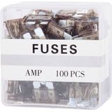 100 stuks 12V 7.5Amp auto toevoegen-a-circuit Fuse Tap Adapter Fuse meshouder (grote Size)(Coffee)
