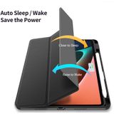 Voor Xiaomi Pad 6 / 6 Pro DUX DUCIS TOBY-serie antislip lederen tablethoes met slaap- / wekfunctie