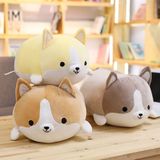 30-60cm cute Corgi hond pluche speelgoed mooie kerstcadeau voor kinderen gevulde zachte dieren cartoon kussen Valentine aanwezig  hoogte: 60CM (bruin)