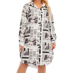 Fashion Printed Long Shirt (XXXXL)