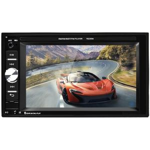 A2115 6.2 Inch Auto Dual DIN HD MP5-speler Ondersteuning Bluetooth / FM / Telefoon Link / TF-kaart met afstandsbediening