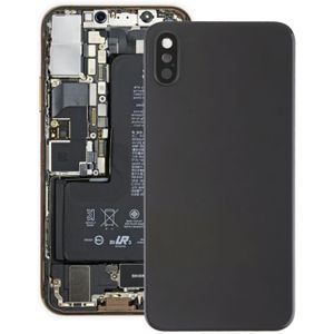 Batterij backcover met terug Camera Bezel & Lens & zelfklevende voor iPhone XS(Black)