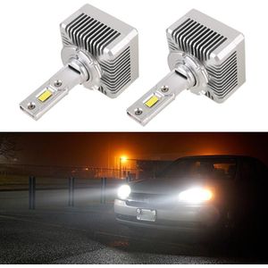 1 Paar D-serie D3S Auto HID Ballast naar LED Koplamp DC12V 35W 6000K 7000LM  CSP-lamp kraal