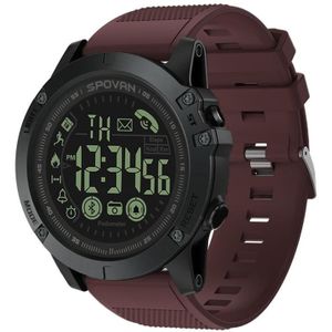PR1-2 1 24 inch IP68 Waterproof Sport Smart Watch  Ondersteuning Bluetooth / Slaapmonitor / Oproepherinnering (Rood)