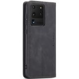 Voor Galaxy S20 Ultra CaseMe Multifunctionele Horizontale Flip Lederen Case  met kaartslot & portemonnee(zwart)