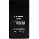 LiitoKala lii-202 USB Output Intelligente batterijlader voor Li-ion IMR 18650  18490  18350  17670  17500  16340(RCR123)  14500  10440