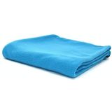 Outdoor Fleece slaapzak camping trip airconditioner vuile slaapzak gescheiden door knie deken tijdens de lunchpauze verdikt (blauw)