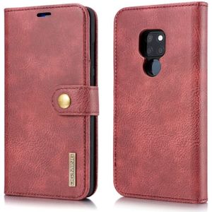 Dg. MING Crazy Horse textuur Flip afneembare magnetische lederen case voor Huawei mate 20  met houder & kaartsleuven & portemonnee (rood)