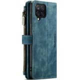 Voor Samsung Galaxy A12 Caseme-C30 PU + TPU Multifunctionele Horizontale Flip Lederen Case met Houder & Card Slot & Portemonnee & Rits Pocket