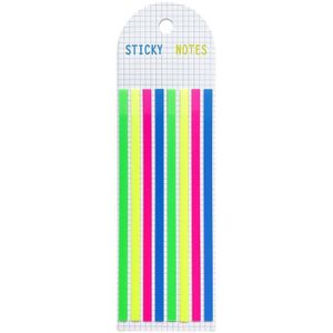 Transparante strook Kleur Fluorescerend Waterdicht Sticky Note Lange strook Index Sticker