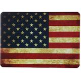 MacBook Air 13.3 inch Retro USA Vlag patroon hard Kunststof Hoesje / Case