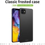 Voor iPhone 12 Pro / 12 Max 6.1 MOFI Frosted PC Ultra-thin Hard Case(Zwart)