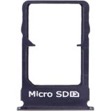 SIM-kaart lade + micro SD-kaart lade voor Nokia 9 PureView (blauw)
