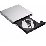 USB 2 0 draagbare ultra Slanke externe sleuf-in DVD-RW CD-RW CD DVD ROM speler drive schrijver ReWriter brander voor PC