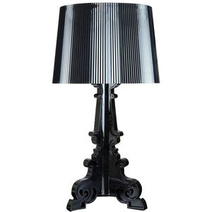 LED bedlamp slaapkamer woonkamer acryl bureaulamp nachtlampje schaduw tafel licht nacht (zwart)