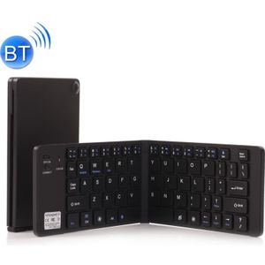 GK228 Ultra-thin opvouwbare Bluetooth V3.0 toetsenbord  ingebouwde houder  ondersteuning Android / iOS / Windowssysteem (zwart)