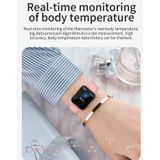 MT28 1 54 inch TFT-scherm IP67 Waterproof Business Sport Steel Strip Smart Watch  Support Sleep Monitor / Hartslagmeter / Bloeddrukmeter (Rose Gold)