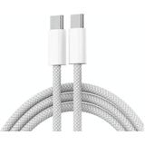 PD30W USB-C / Type-C + QC3.0 USB-oplader met 1 m Type-C naar Type-C datakabel  AU-stekker