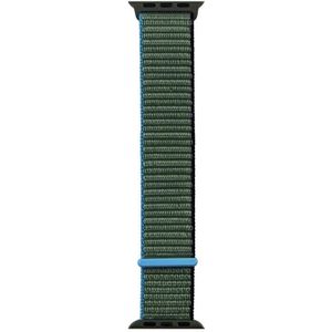 For Apple Watch Series 6 & SE & 5 & 4 44mm / 3 & 2 & 1 42mm Mutural Nylon Watchband(Dark Olive Green)