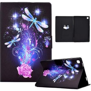 Voor Samsung Galaxy Tab A7 Lite Electry Pressed TPU Lederen Tablet Case (Butterfly)