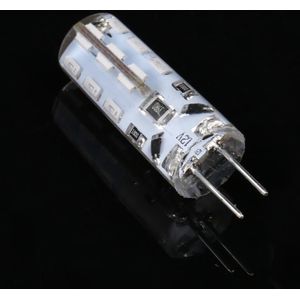 G4 24 LED's SMD 3014 LED Corn Gloeilamp  DC 12V (Blauw Licht)