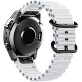 Voor Garmin Fenix 7 Ocean Style Quick Release siliconen horlogeband