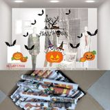 3 PCS halloweenversieringen PVC gepersonaliseerde DIY glas elektrostatische Stickers  willekeurige stijl-levering