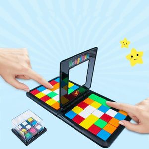 Kinderen educatieve puzzels ouder-kind interactieve concurrerende desktop speelgoed Kubus A