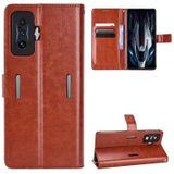For Xiaomi Poco F4 GT / Redmi K50 Gaming Retro Crazy Horse Texture Leather Phone Case(Brown)