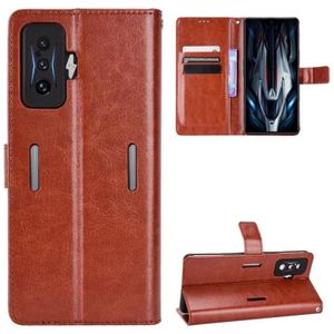 For Xiaomi Poco F4 GT / Redmi K50 Gaming Retro Crazy Horse Texture Leather Phone Case(Brown)