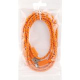 Geweven nylon stijl USB 8 Pin Data Transfer / laad Kabel voor iPhone 6 / 6S & 6 Plus / 6S Plus, iPhone 5 & 5S & 5C, Kabel lengte: 1 meter (oranje)